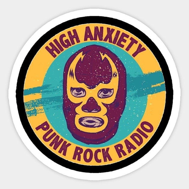 High Anxiety Shirt 1 Sticker by Code Zero Radio